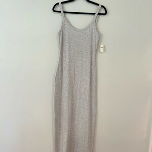 Aerie Light Gray Midi Dress
